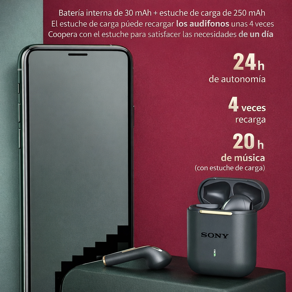 Sony J18 TWS – Elegancia y Sonido Hi-Fi en tus Oídos imagen 4